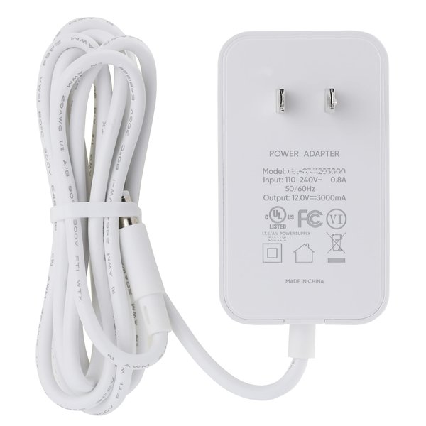 LEFXMOPHY Mamaroo Replacement Power Cord for 4moms mamaRoo 2/4 Infant Seat Charger, 2015 mamaRoo Infant Seat, RockaRoo Baby Swing, OH-1048B1203000U 12V AC Adapter White Power Supply