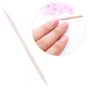 BTYMS 300 Count Orange Wood Stick 4.5 inch Cuticle Pusher Remover Orangewood Cuticle Sticks Nail Art Manicure Pedicure Sticks Orange Sticks for Nails