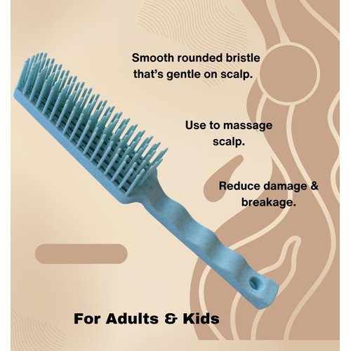 Ancloy Detangling Hair Brush Adults & Kids, Detangler Brush for Curly Hair, Black Natural Texture Hair, Straight, Wet or Dry Hair, Hair Brush Shower for Women, Men & Kids