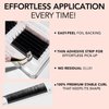 KIARA SKY LASH Cashmere Volume Lash Extensions | Premium Cashmere Lash Extensions | Soft Semi-matte natural finish | For Professional Eyelash Extensions Use Only | Black (CC-0.03-15mm)