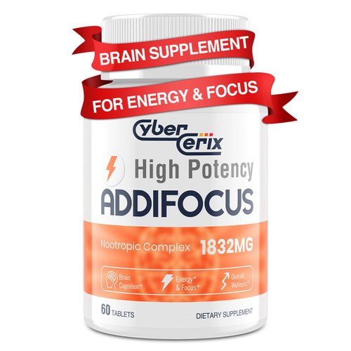 17-in-1 Brain Supplement for Memory and Focus - Nootropic Brain Supplement for Concentration, Clarity, Energy & Focus - Natural Caffeine Blend with Vitamins, Amino Acids & Herbal Extracts - 60 Tablets
