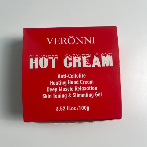 VERONNI Hot Cream for Anti Cellulite for Women and Men Natural Heating Hand Cream Skin Toning and Slimming Sweat Cream