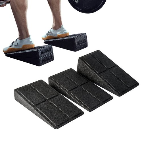 LARA STAR Squat Wedge Block Adjustable Non-Slip Squat Ramp Deadlift Wedge Calf Stretcher Slant Board Strength for Squat and Deadlift