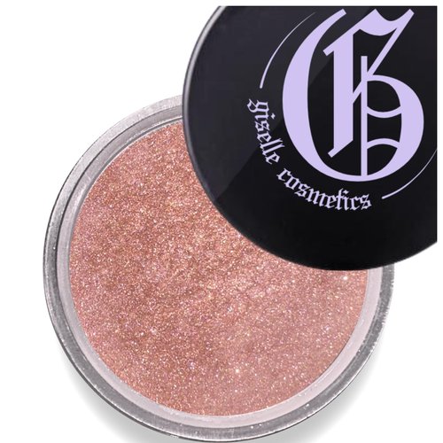 Giselle Cosmetics Nude Coco Organic Eyeshadow | Non Toxic Mineral Eyeshadow Palette | Loose Powder Eyeshadow with Nude Shimmer | Highlighter Makeup | Organic Loose Pigment Eyeshadow