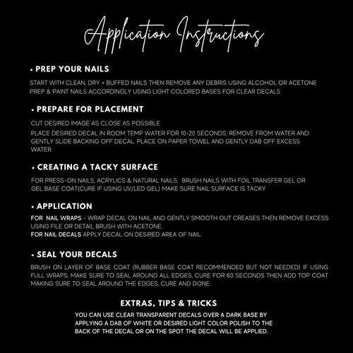 Halloween Slasher Knife Nail Decals Clear Horror Villain Water Transfer Nail Wraps For Nail Extensions (40MM MEDIUM)