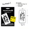 INKARTLINK Temporary Tattoos, Semi Permanent Tattoos, Adult Art Designs, Waterproof Temporary Tattoos, Party Favors, Tattoo Stickers Realistic, No Adhesive, Lasts 1-2 Weeks(Horned Female Devil)