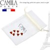 Camila Paris AD115/6 French Hair Clip for Women, Set of 6 Extra Small Girls Hair Claw Clips Jaw Fashion Durable Styling Hair Accessories for Women, Strong Hold No Slip Grip, Made in France