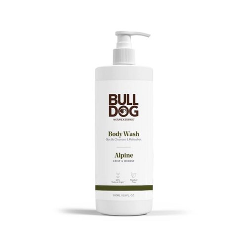 BULLDOG Mens Skincare and Grooming Body Wash, Alpine, 16.9 Fluid Ounce