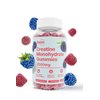 Baese Nutrition Creatine Monohydrate Gummies for Men & Women - High Purity Sour Blue Raspberry- Chewable Creatine Infused Gummy for Muscle Strength & Energy Boost, Bioavailable Pre-Workout Supplement