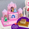 DecoSet® Disney Princess Happily Ever After Birthday Cake Topper, 6-Piece Cake Decorations, Includes Castle with Moveable Turrets, Cinderella, Ariel and Rapunzel Figurines