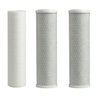 CFS – 3 Pack Carbon Block Replacement Filter Kit Cartridges Compatible with 560002 Models – Remove Bad Taste & Odor – Whole House Replacement Water Filter Cartridge, White