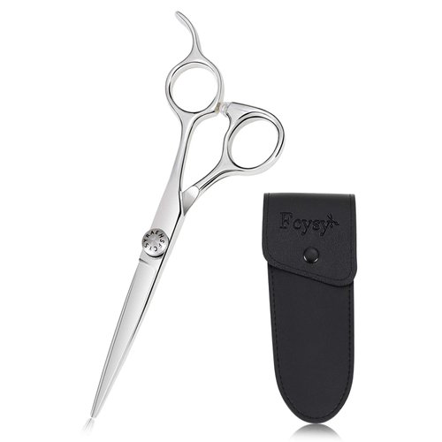 Hair Cutting Scissors Hair Shears, Fcysy Professional 6” Barber Haircut Salon Scissors, Sharp 440C Haircutting Scissors Pro Hairdressing Shears for Cutting Hair, Scissor to Cut Hair for Women Men Pet