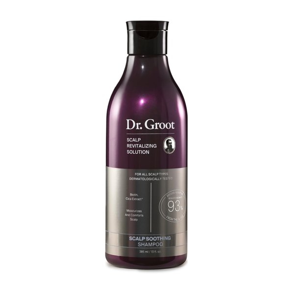 Dr. Groot Scalp Revitalizing Shampoo with Biotin, Centella, and Prebiotics - Moisturizing Korean Kbeauty Solution for Dry Scalp