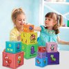 Nesting and Stacking Blocks Stacking Toys for Toddlers Plus Animal Puzzle Toys Set Alphabet ABC Blocks Sorting & Stacking Educational Toys Montessori Toys Stackable Toys for Toddlers Ages 1-3