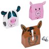Fun Express - Farm Party Favor Boxes for Birthday - Party Supplies - Containers & Boxes - Paper Boxes - Birthday - 12 Pieces