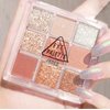 PICKX eyeshadow palette eye shadow palette makeup glitter eyeshadow 9 Colors Glitter Matte Colorful Creamy Texture Natural Waterproof Long Lasting (orange)