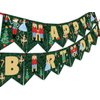 Nutcracker Happy Birthday Banner - Nutcracker Party Supplies - Nutcracker Party Decorations - Christmas Birthday Party - Ballet Party - HB Dark