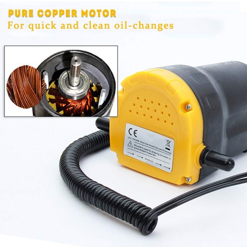 Oil Change Pump Extractor, 12v 60w Oil Extractor Pump Oil Pump Extractor, Diesel Fluid Scavenge Suction Oil Transfer Pump for Changing Oil, Oil Change Pump for Boat, Tubes, Truck, RV, ATV, Riding Mowe