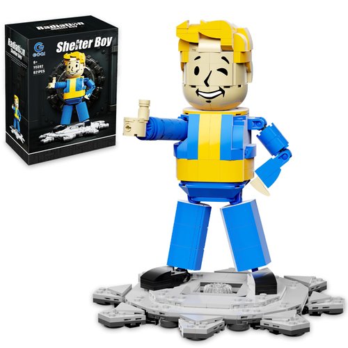 YEECHAO Ideas Falloutts Vault Boy Building Set, Collectible Popular Movie Series Action Figure Model, Compatible with Lego for Adults, Great Christmas Birthday Gift for Boys Girls Ages 6+ (621 PCS)
