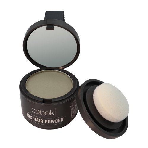 Caboki Healthful Powder Volumizer for Men & Women: Thinning Hair Solution for Root Touch Up, Hairline & Edges, Covering Hair Loss, Bald Spots & Gray Hair - TALC-Free,