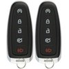 KeylessOption Keyless Entry Car Remote Start Smart Key Fob for Ford Lincoln M3N5WY8609 (Pack of 2)