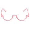 The Shay Colorful Semi-Rimless Half Reader Reading Glasses, 2.25 Pink