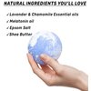 Sleep Well Bubble Bath Bombs - Melatonin Bath Bombs Infused Lavender and Chamomile - Essential Luxurious Bath Additives for Dry Skin Nourishment - Elevate Your Bathing Ritual with Our Relaxation Set