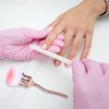 Rose Makeup Brushes Dust Brush For Nails Rose Nail Dust Brush Acrylic Nail Arts Manicure Dust Cleaner Brush Pink Soft Nail Art Dust Powder Brush Blush Brush For Nail Salon And Household Use