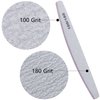 BTYMS 25 Pcs 100/180 Grit Nail Files and Buffers Professional Double Sided Emery Boards Manicure Tool for Acrylic Nails
