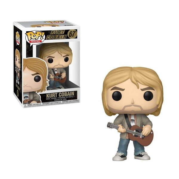 Funko Pop! Rocks: Kurt Cobain Nirvana - MTV’s Unplugged 1993 Limited Edition Vinyl Figure - FYE Exclusive