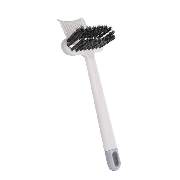 SHIDOW Hair Brush Cleaner Tool Comb Cleaning Hairbrush, Hair Brush Cleaning Tool Comb, 2-in-1 Hair Brush Cleaning Tool, Hair Brush Remover Rake for Removing Hair Dust(1Pcs White)