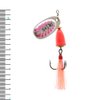 Blue Fox Classic Vibrax 03 Glow 1/4 Oz Fishing lure (Glow Pink & Orange, Size- 2.63)