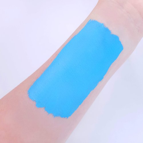 Pro Face & Body Paint Cake Pots by Moon Creations - Light Blue - Professional Water Based Face Paint Makeup for Adults, Kids - 1.26oz