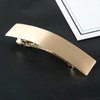 Erimberate Bohemian Geometric Bar Hair Clip Metal Rectangle Hair Barrette Gold Chunky Headclip Exaggerated Headwear Decorative Hair Accessories Jewelry for Women and Girls