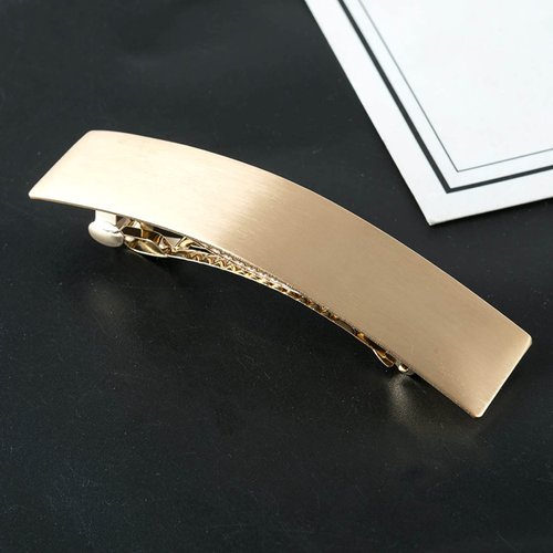 Erimberate Bohemian Geometric Bar Hair Clip Metal Rectangle Hair Barrette Gold Chunky Headclip Exaggerated Headwear Decorative Hair Accessories Jewelry for Women and Girls