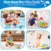 Oriate Bath Toys Set for 1+ Year Old, 5PCS Mold Free Silicone Animal Finger Puppets with BPA Free Boat, Montessori Sensory Learning Water Pool Bathtub Beach Toy, Summer Party Favors for Kids Toddlers