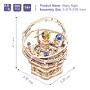 RoWood Music Box 3D Puzzles for Adults, DIY Wooden Mechanical Building Model Kits, Gift for Teens Kids on Children's Day/Birthday/Christmas - Starry Night