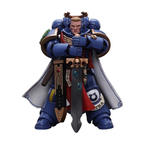 HiPlay JoyToy Warhammer 40K ltramarines Primaris Captain with Power Sword and Plasma Pistol 1:18 Scale Collectible Action Figure