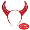 Beistle Fabric Red Devil Horns Headband Halloween Cosplay Costume Accessories Bachelorette Party Supplies