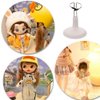 BAIWANLCH 6 Pcs Doll Stands Sturdy Doll Display Holder Adjustable Action Figure Stand for DIY Doll Stand Model Display
