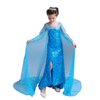 Dressy Daisy Girls' Ice Princess Costumes Halloween Fancy Party Sequin Dress with Train Long Sleeve Size 3T - 4T Blue