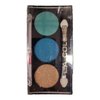 L.A. COLORS 3 Color Eyeshadow Palette, Lotus, 0.19 Ounce Gold Blue Green Cruelty Free