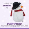 1i4 Group Warm Pals - Snowman - Cozy Lavender Scented Plush Toys - Stuffed Animal - Coolable Bedtime Comfort Plushie