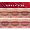 BONNIE CHOICE 6Pcs Nude Matte Liquid Lipstick Set, Waterproof Long Lasting Non-Stick Cup Nude Lipstick 24 Hour Not Fade Matte Lipstick Professional Lip Gloss Makeup Christmas Gift Sets for Women