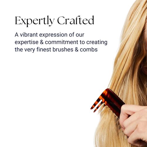 Caswell-Massey Pocket Hair Brush with Nylon and Boar Bristles, Travel Sized Paddle Hairbrush for Normal to Thick Hair, Ideal for Straight, Wavy & Curly Hair, 7”