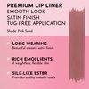 Lawless Forget the Filler Definer Liner - Pink Sand - Premium Lip Liner with Natural Ingredients to Provide a Smooth Look with a Satin Finish, Clean Makeup with Tug-Free Application - 0.04 oz