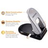 Bostitch Office Indulge 40 Reduced Effort 2-Hole Punch, 40 Sheets, Silver (2340)