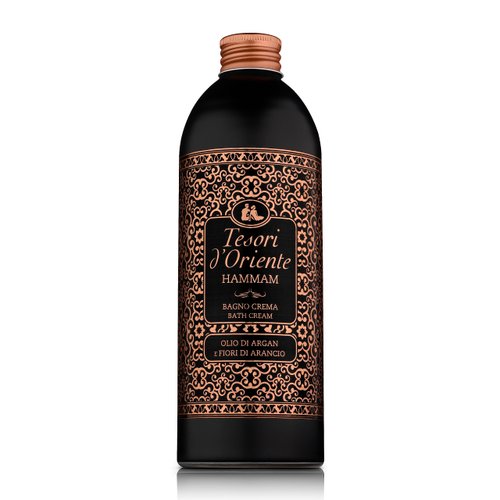 Tesori d’Oriente Bubble Bath for Women, Foaming Bath, Bath Bubbles for Women Relaxing, Luxurious Body Wash for Women & Skin Care - 500 Ml-16.91 us Fl Oz- [Italian Import ]-(Hammam)