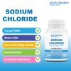 Puregen Labs Sodium Chloride Tablets 1 gm (1000 mg), USP | (15.4gr.) | 100 Count | Normal Salt Tablets | Made in USA | Electrolytes Replenisher Hydration Drink
