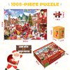 Puzzle Advent Calendar 2024 for Kids and Adults, 24 Days Christmas Countdown Calendars for Boys Girls, 1008 Pieces Christmas Puzzle in 24 Boxes, Lively Christmas(27.56 x 19.68 Inch)
